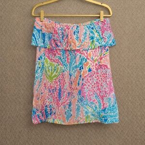 Lilly Pulitzer Strapless Shirt